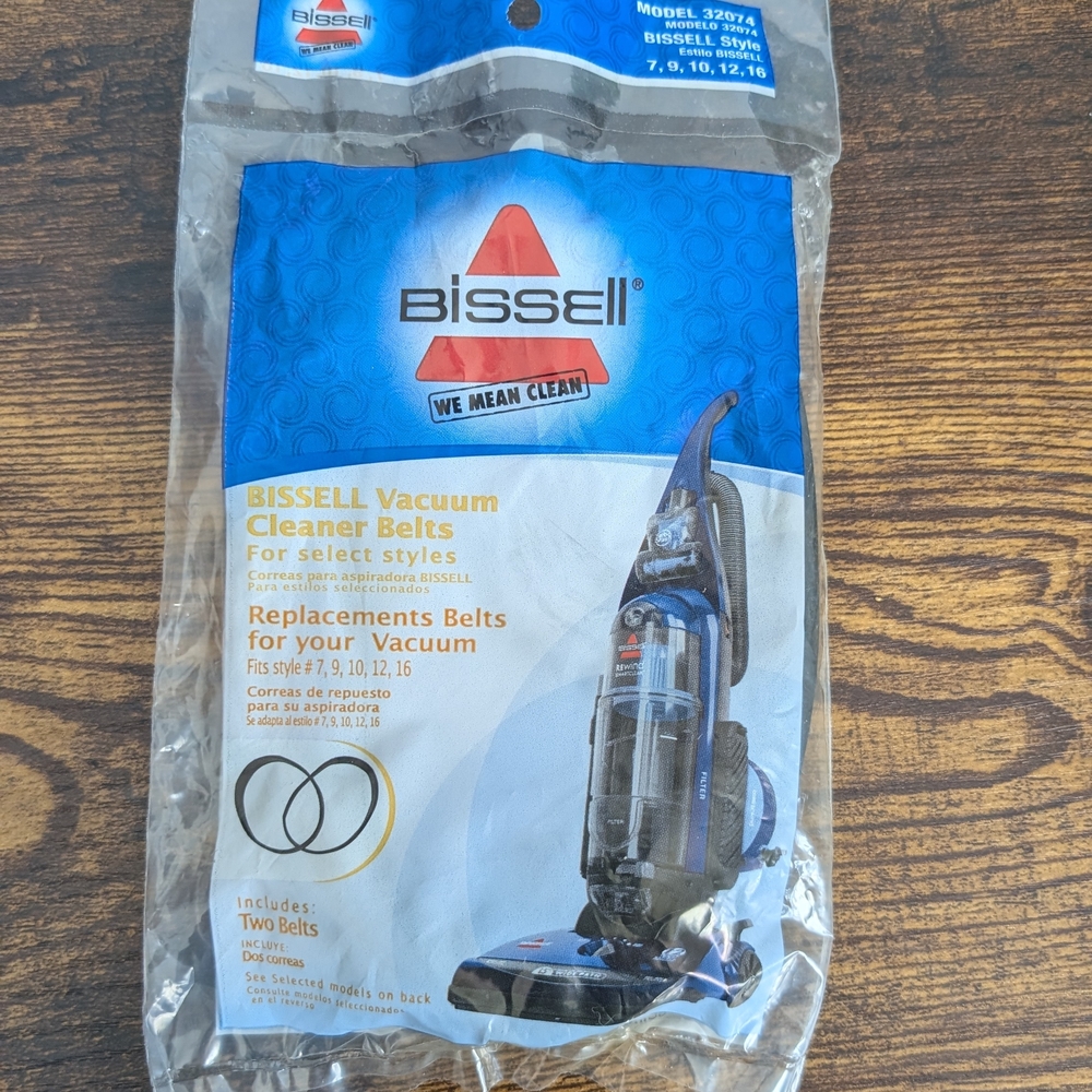 Bissell Vacuum Cleaner Belts - Blue and Black